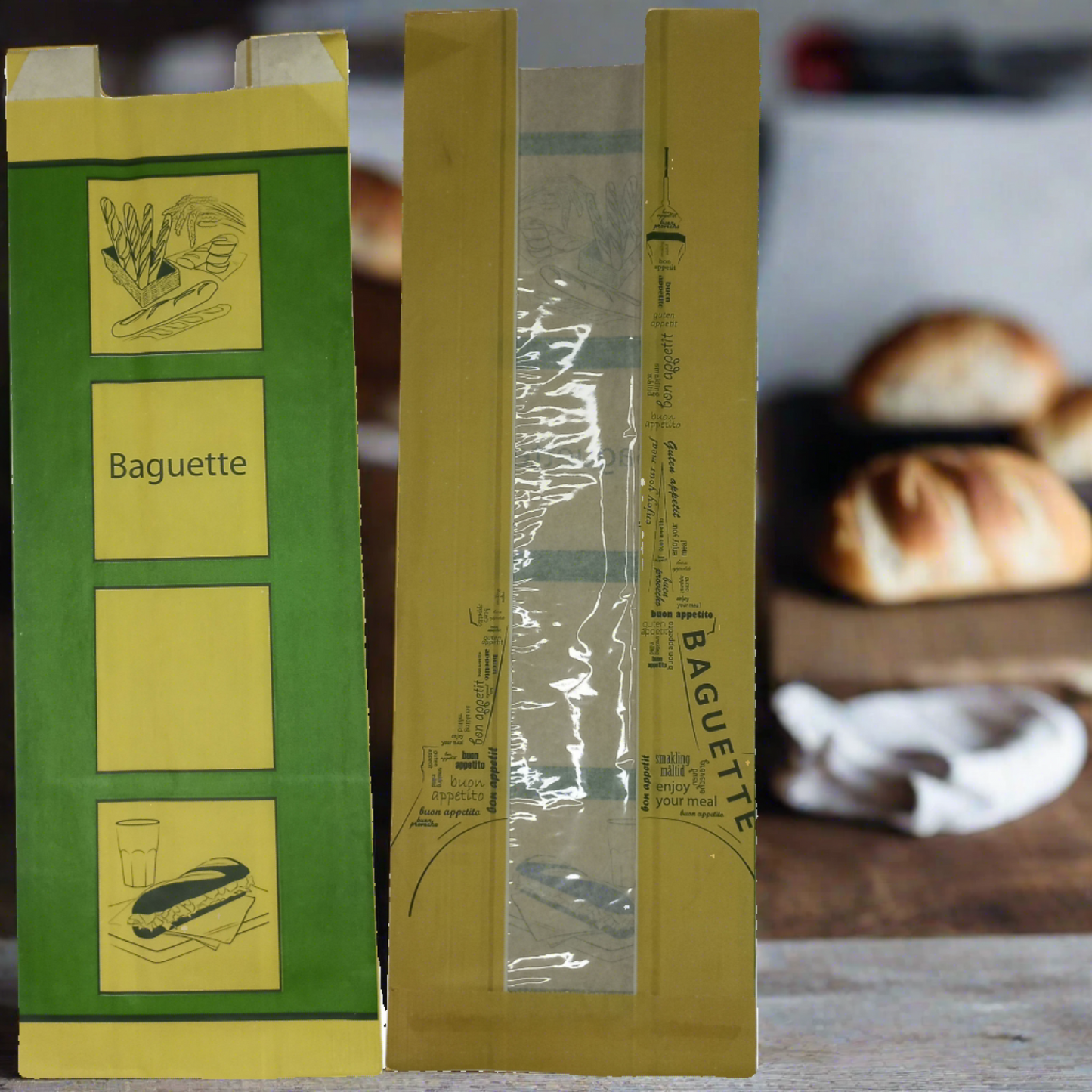 Bolsa Baguette 12x35cm 1000uds