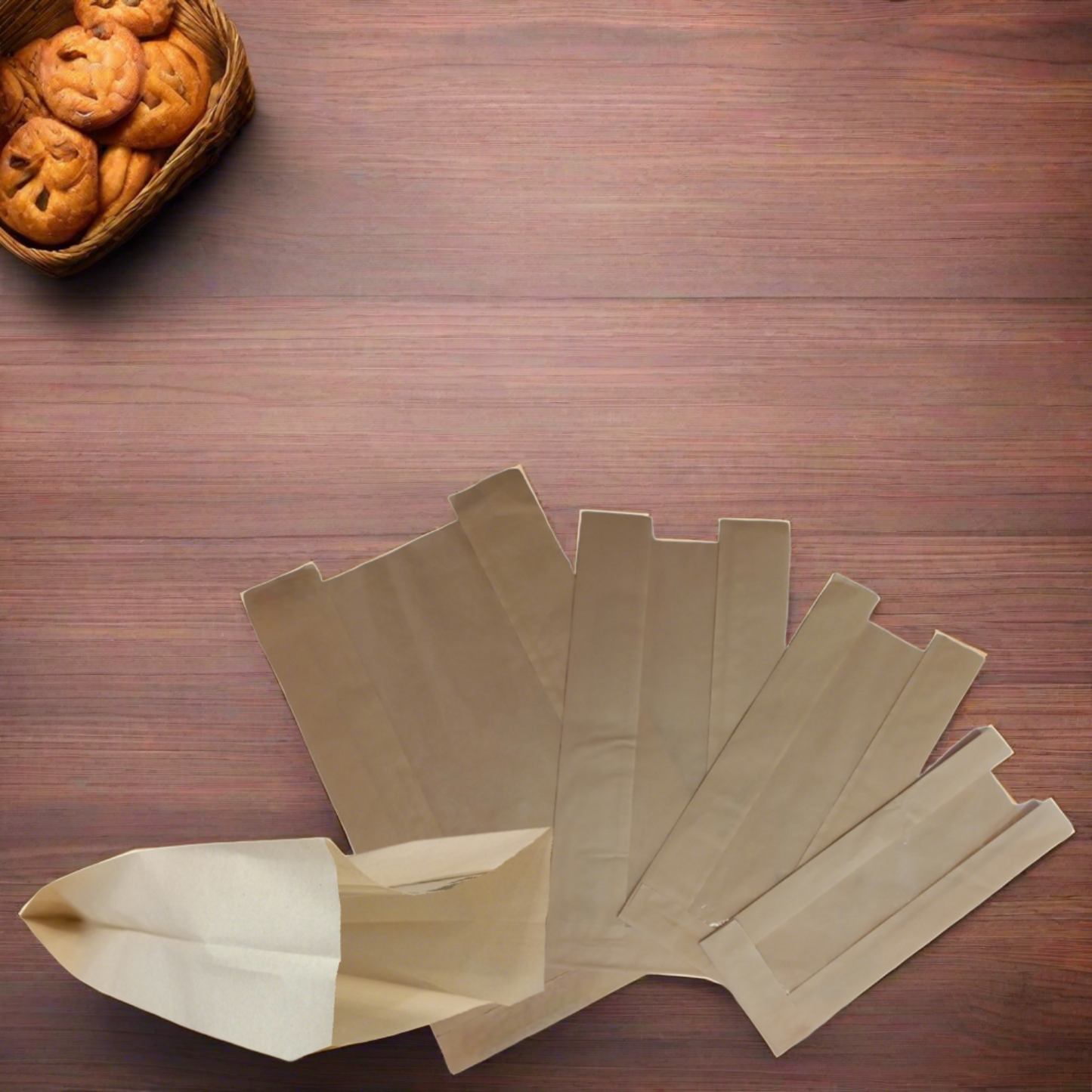 Bolsas antigrasa + Ventana 1000 unidades para alimentos