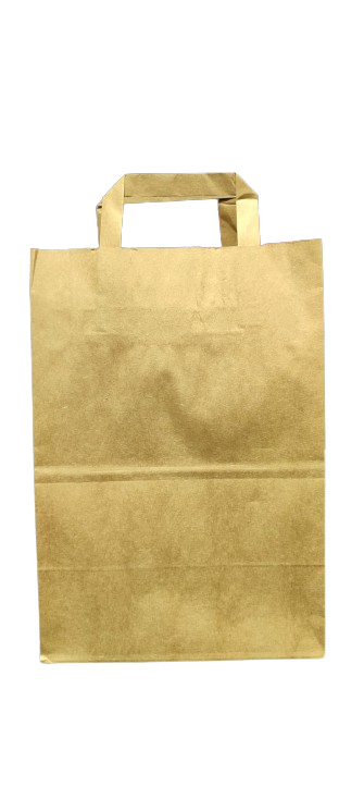 Bolsas de papel Kraft Shopper con asa