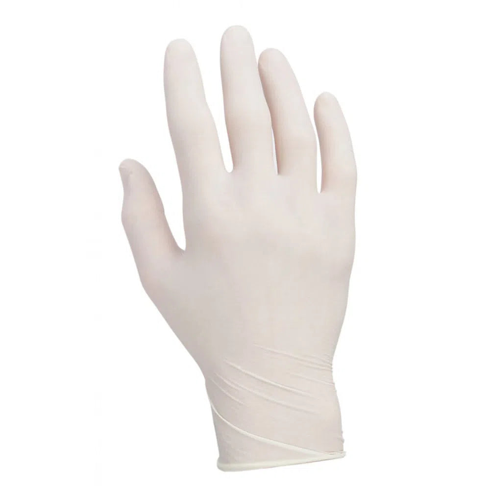 Guantes de latex blancos