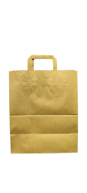 Bolsas de papel Kraft Shopper con asa