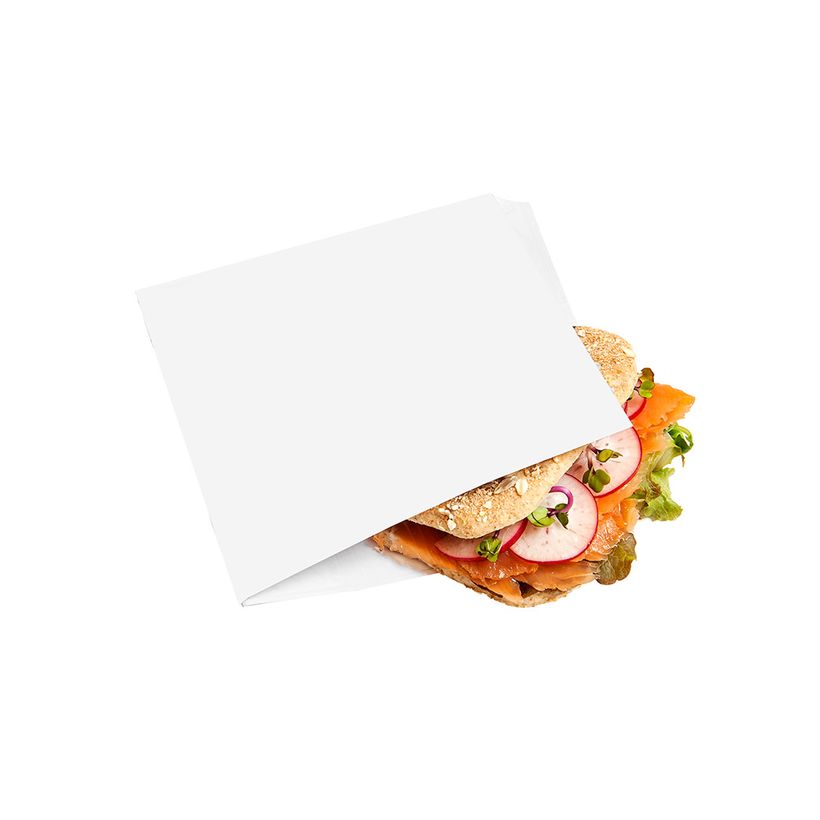 Papel Kebab Blanco 17x17 piezas 200