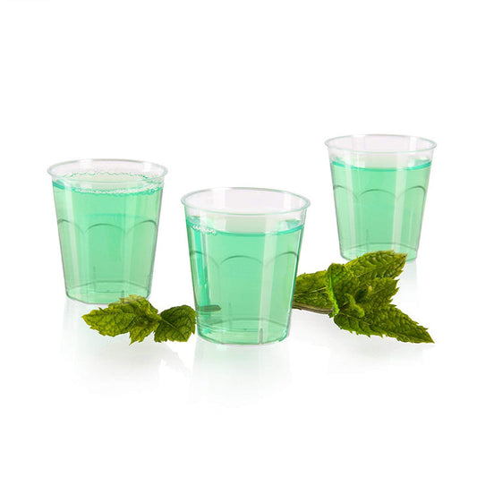 50 vasos de chupito 100% reciclables.