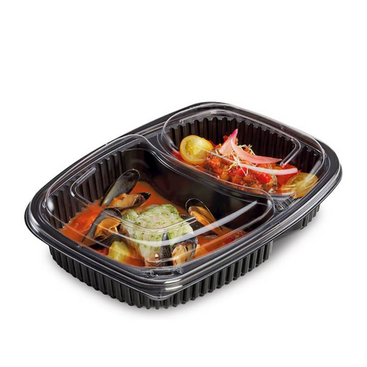 Recipiente para alimentos de PP con tapa antiniebla.