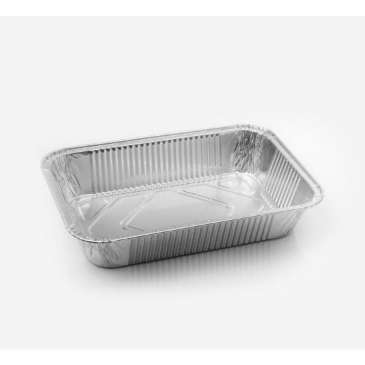 Contenedores de aluminio borde G + Tapa Transparente 100pz