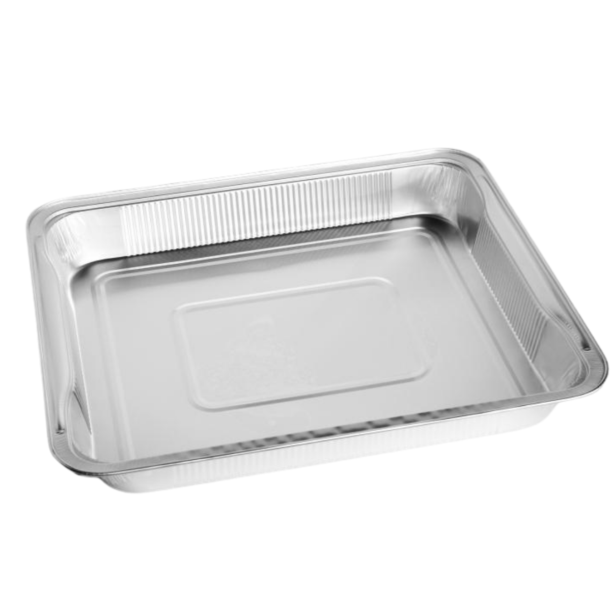 Contenedores de aluminio borde G + Tapa Transparente 100pz