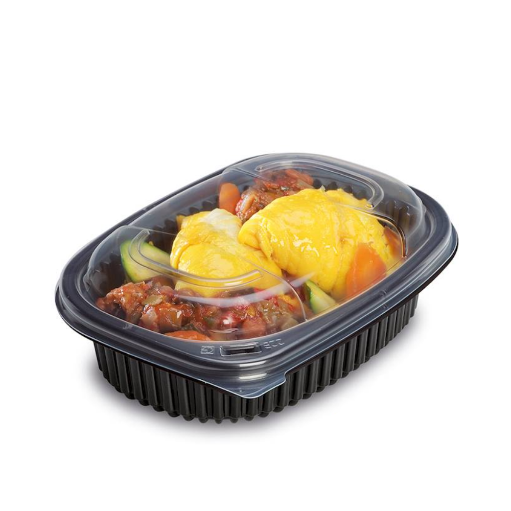 Contenedor PP para alimentos con tapa anti niebla