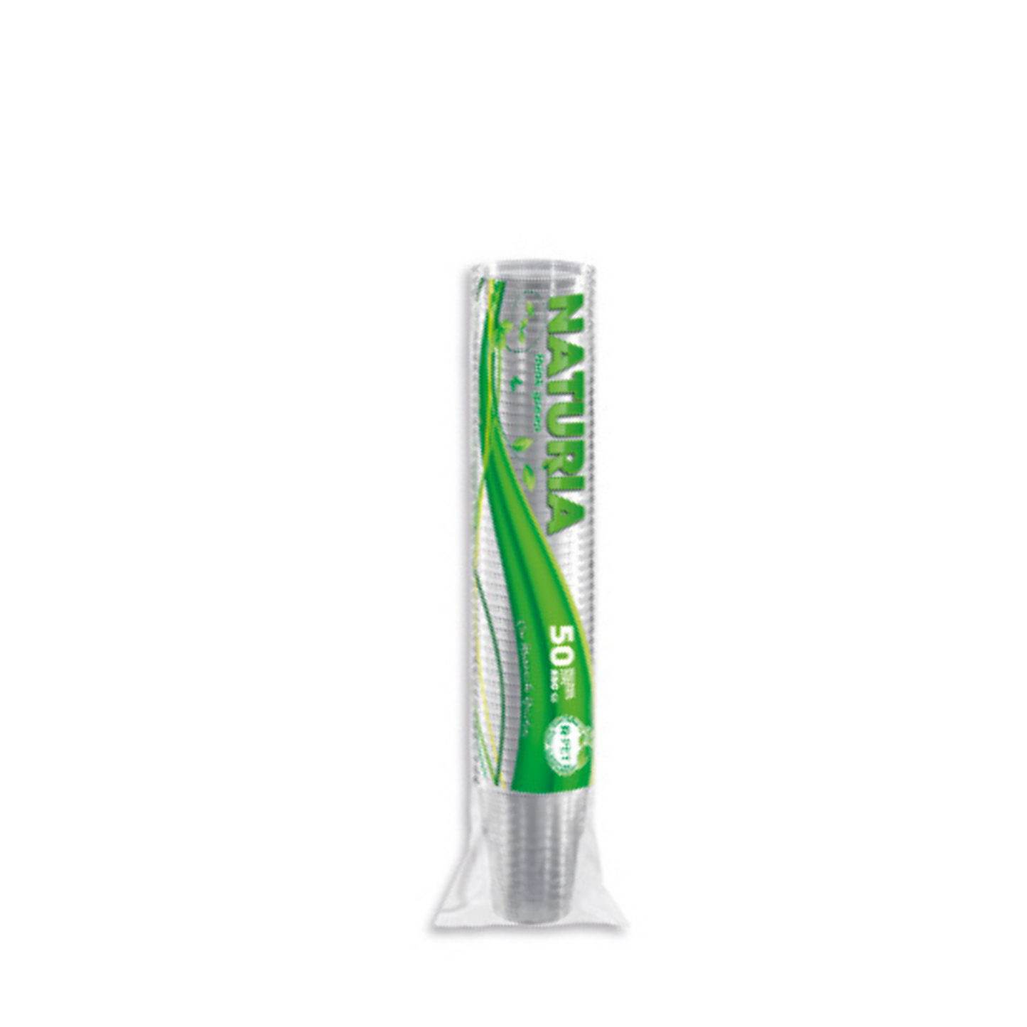 Vasos transparentes de PP 100% reciclables