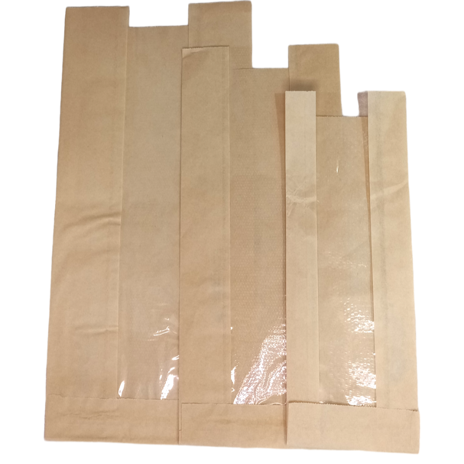 Bolsas antigrasa + ventana 1000 unidadades para alimentos