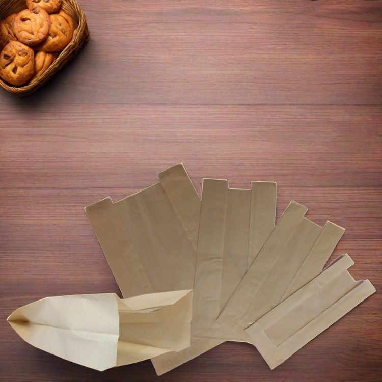 Bolsas antigrasa + ventana 1000 unidadades para alimentos