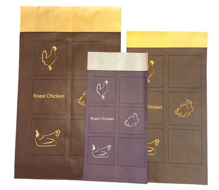 Bolsas dama pollo 100pz