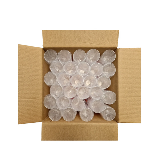 Vasos transparentes de PP 100% reciclables