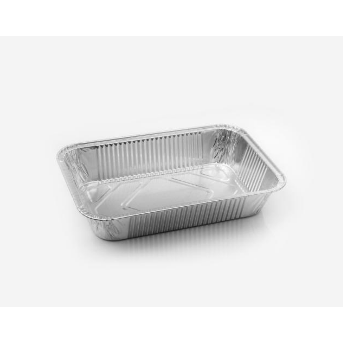 Contenedores de aluminio borde G + Tapa Transparente 100pz