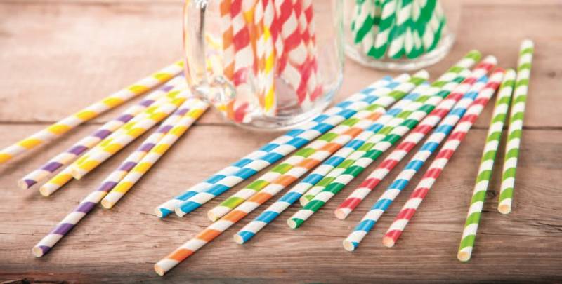Cannucce colorate in Carta Biodegradabile 21cm - 250pz