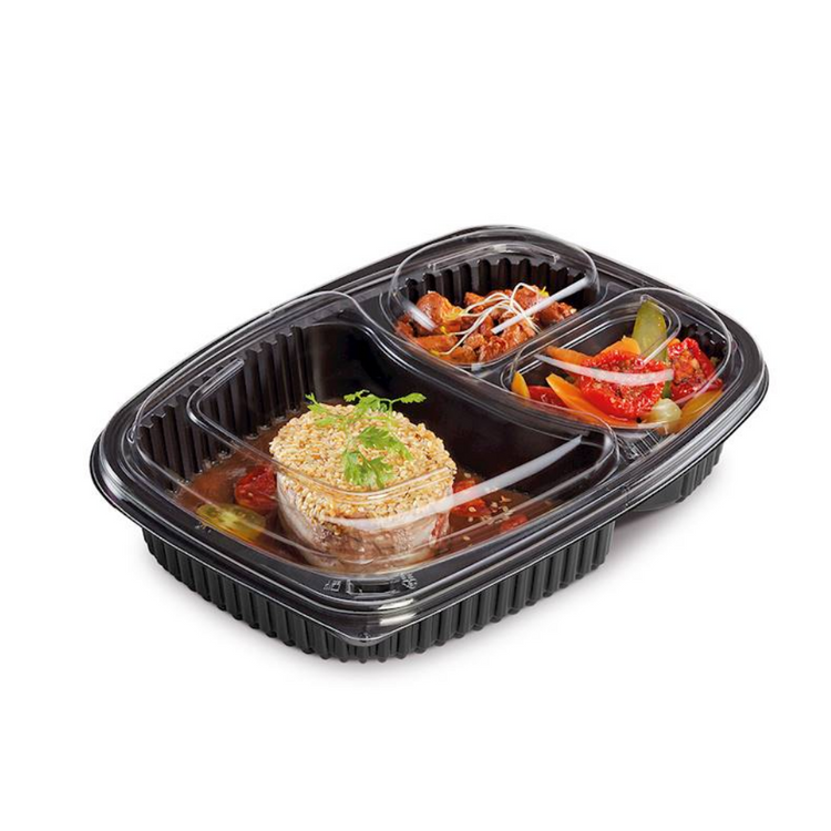 Contenedor PP para alimentos con tapa anti niebla