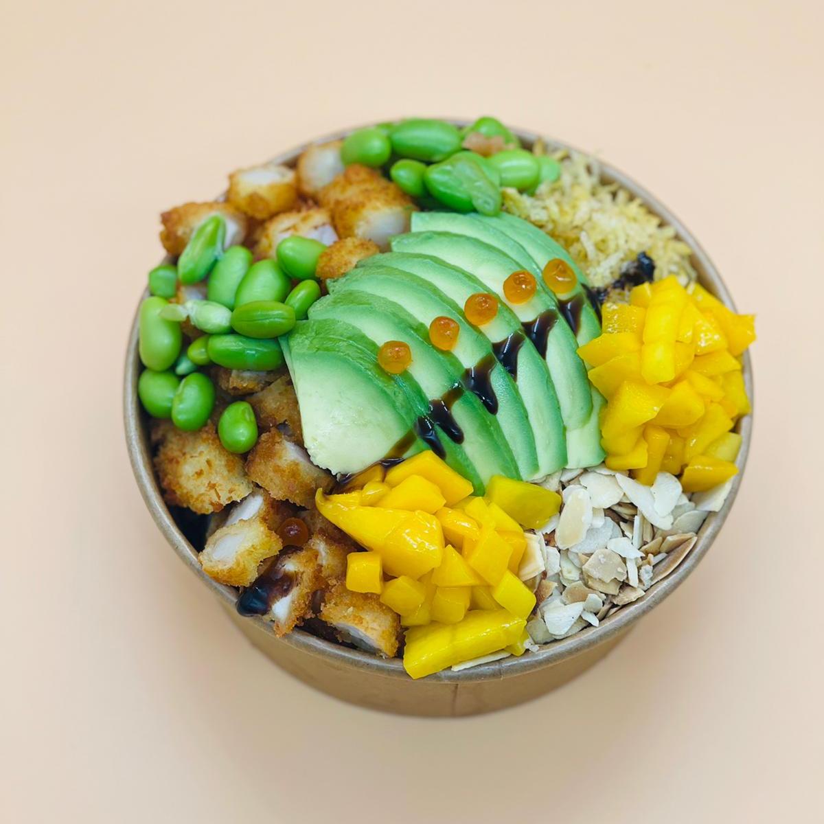 45pz Contenitore Poke e Insalata in Carta Kraft avana
