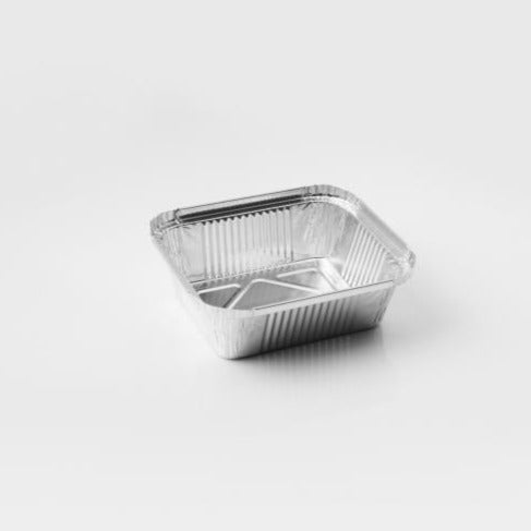 Contenedores de Aluminio borde tipo L + Tapa 100pz