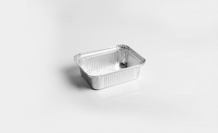 Contenedores de Aluminio borde tipo L + Tapa 100pz